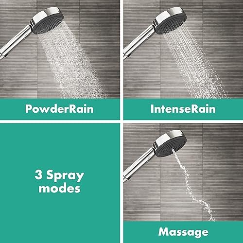 Hansgrohe Pulsify S 6-Inch Handheld Shower Head with 3 Sprays
