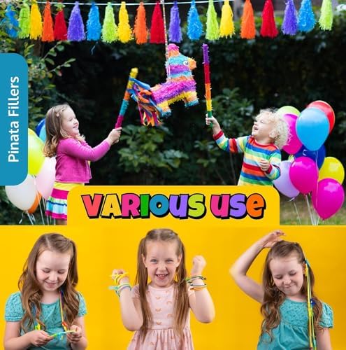 UpBrands 48 Fidget Zipper Bracelets Sensory Toy Set