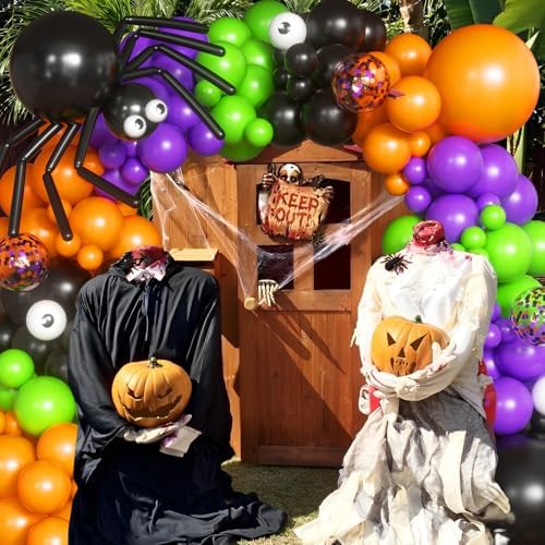 116Pcs Halloween Balloons Decor Kit