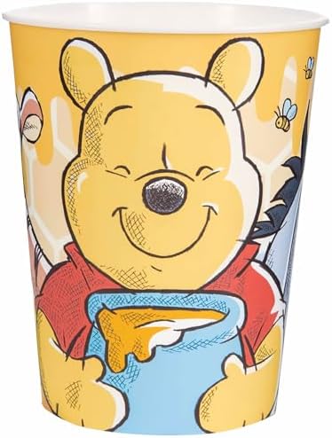 Unique Disney Winnie the Pooh Multicolored Stadium Cup 16 oz