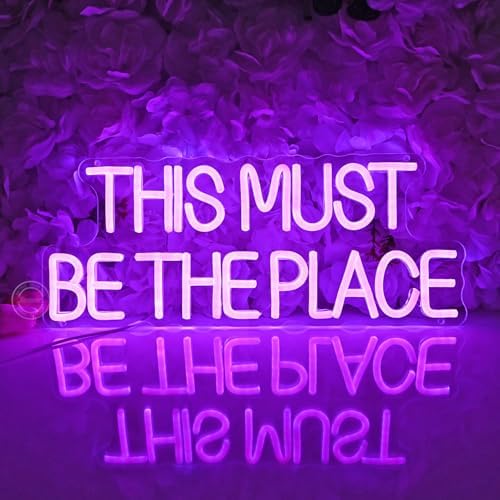 Britrio This Must Be The Place Neon Sign Light