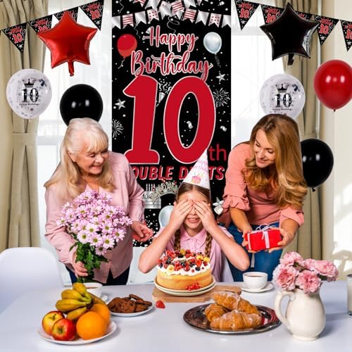 10th Birthday Decorations for Boys and Girls