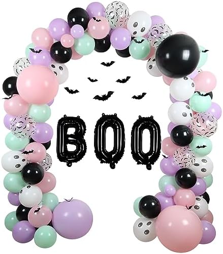 Halloween Balloon Arch Garland Kit for Parties