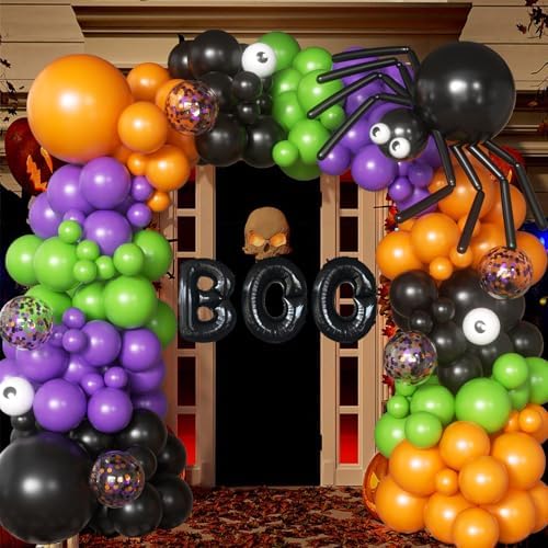 116Pcs Halloween Balloons Decor Kit