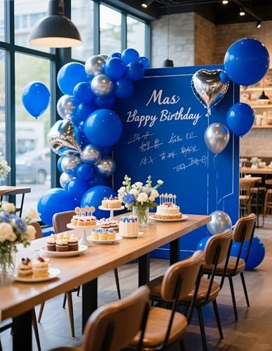 Royal Blue Balloons 145pcs Arch Kit Garland Decorations