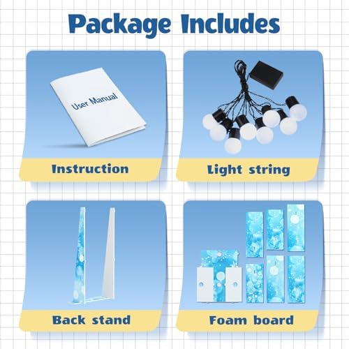 Winter Onederland 6th Birthday Decorations Light Up Number 6 Marquee 3ft Tall Snowflake Balloon Backdrop