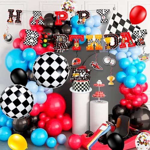 Race Car Birthday Party Decorations Set