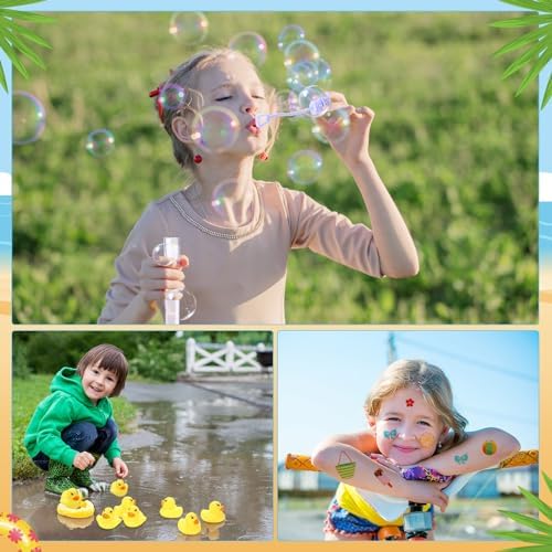 Lunmon 158 Pcs Summer Beach Party Favors Pack