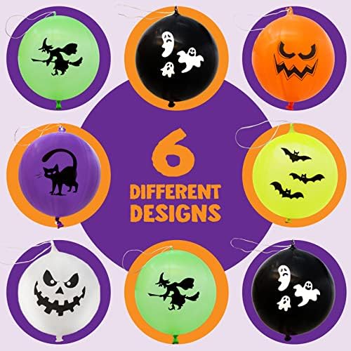 JOYIN 36 Piece Halloween Punch Balloons Set