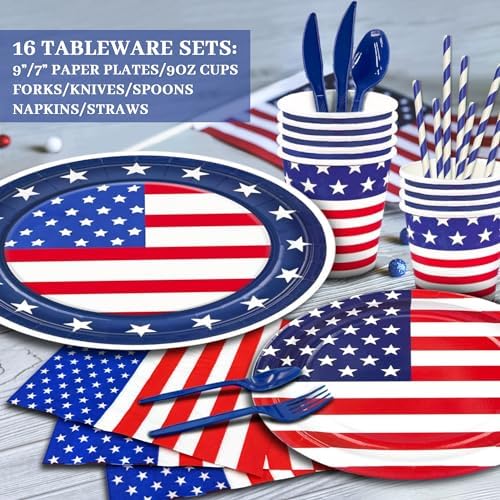 Party Spot 4th of July Decorations 272 pcs
