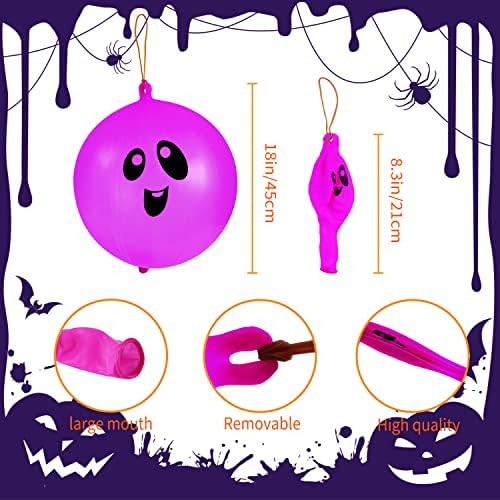 36PCS Halloween Punch Balloons 18in Latex Party Decorations