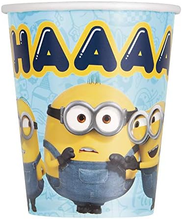 Unique Minions 2 Party Multicolor Paper Cups 8 Pack