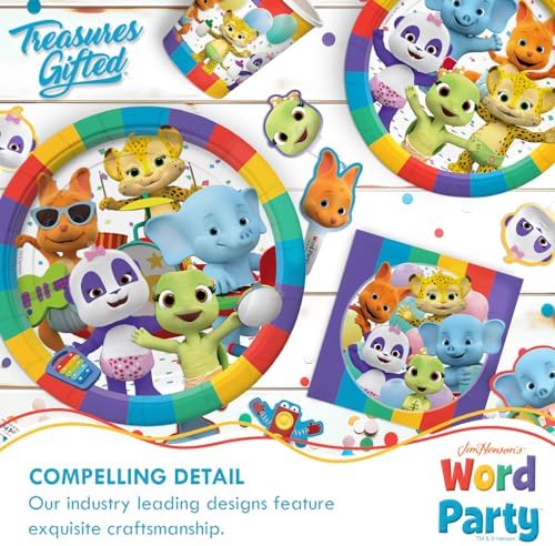 Treasures Gifted Word Party Cups 16 Count