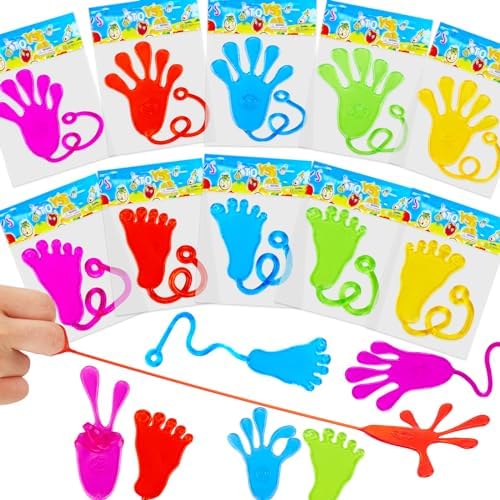 24pcs Sticky Hands Feet Party Favor Pack