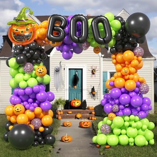 Halloween Balloon Arch Kit with 6 Colors