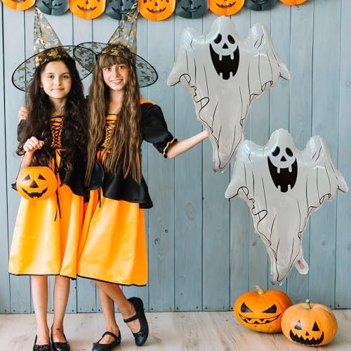 Halloween Ghost Balloons - 3 Pack for Spooky Decor
