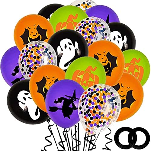 OuMuaMua 62PCS Halloween Balloons Decorations Set