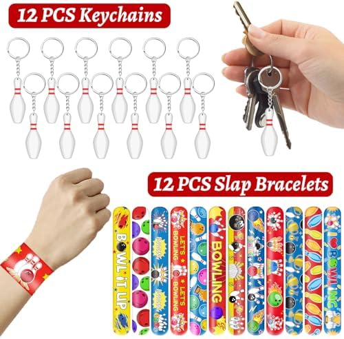110 Pcs Bowling Party Favors Multi-Item Pack