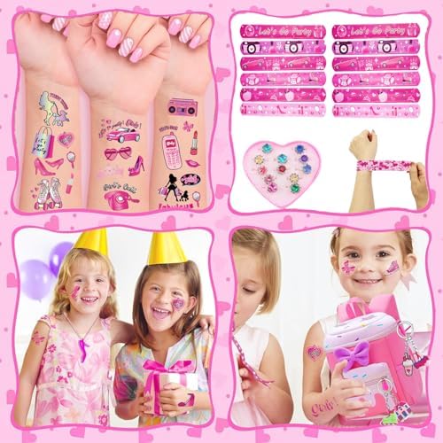 Pink Princess Party Favor Pack 98 Pieces