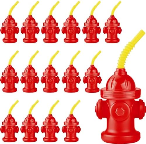 Haundry 16-Pack Fire Hydrant Cups With Lids