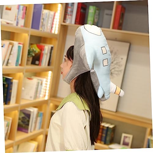 VICASKY Plush Airplane Headgear Party Prop for Adults