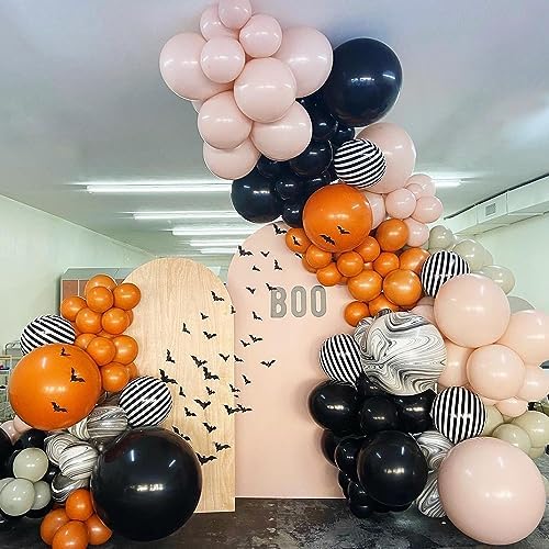Halloween Balloon Arch Garland Kit 144PCS