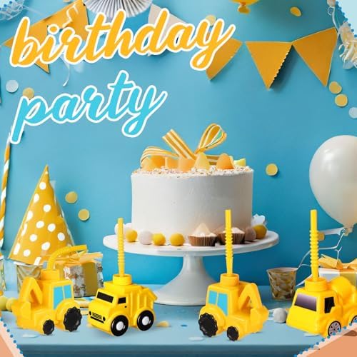 Mifoci 12 Pcs Construction Themed Party Cups