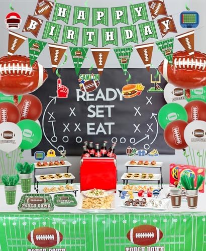 Hegbolke Football Party Decorations Set for 20 Guests