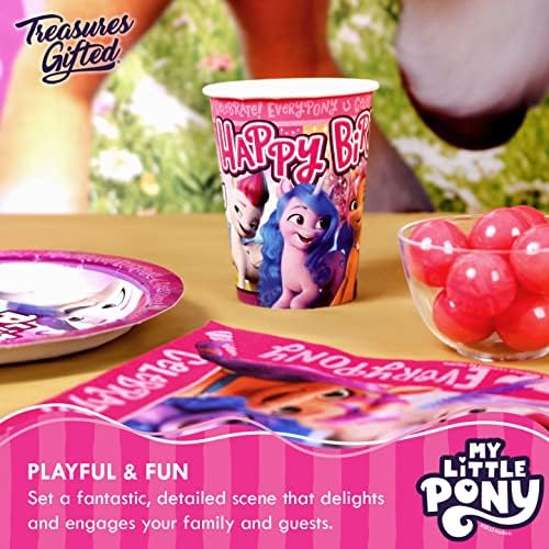Treasures Gifted My Little Pony 9oz Paper Cups 24ct - Mane 5 Included