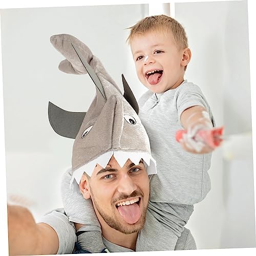 Coolehiya Animal Hat Costume Party Plush Shark Photo Prop Mask