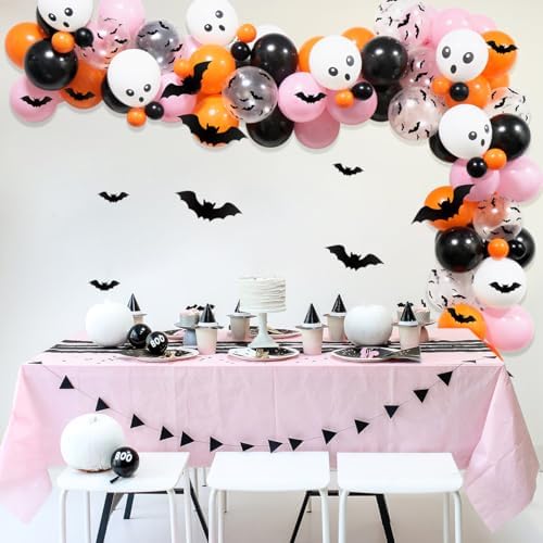 100Pcs Halloween Balloon Arch Garland Kit for Girls Party Decorations