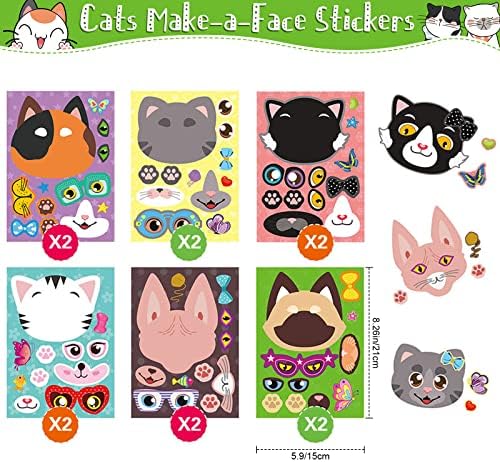 122Pcs Cat Party Favors for Kids - Birthday Supplies