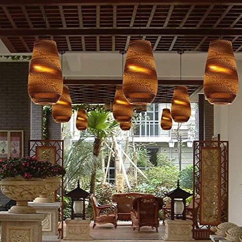 Modern Honeycomb Paper Pendant Light for Living Room and Kitchen