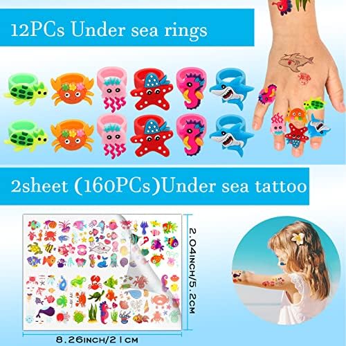 88Pcs Under the Sea Party Favors for Kids