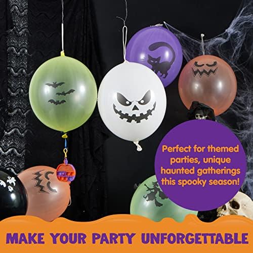 JOYIN 36 Piece Halloween Punch Balloons Set