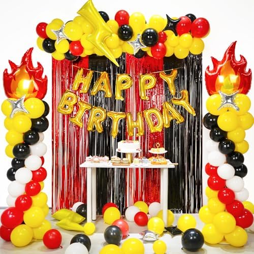 Fine Clutter Cartoon Monster Birthday Decor Kit 205Pcs
