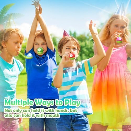 12 Pcs Hawaiian Egg and Spoon Race Game Set
