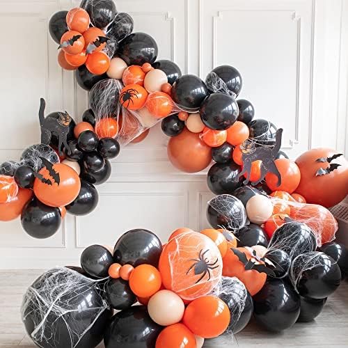 139Pcs Halloween Balloon Garland Arch Kit