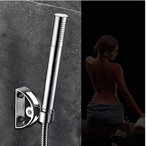 Kilimazart Mini Universal Handheld Shower Head with Laser-Drilled Spray Nozzle Brass Chrome