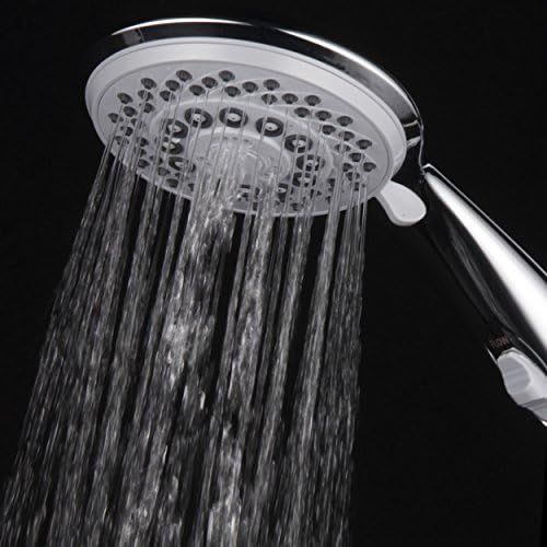 Hotel Spa 7-Setting Handheld Shower Head with Chrome Finish