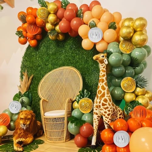 Jungle Safari Balloons Set 12 Inch Decorations