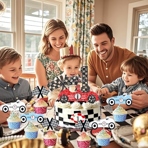 Fast One Birthday Decorations Boys Race Car Party Supplies