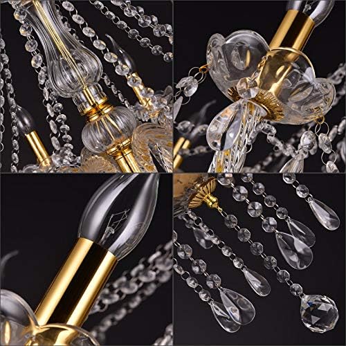 Panghuhu88 15 Light Crystal Chandelier Elegant Decor
