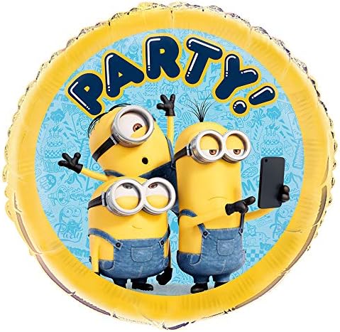 Unique Multicolor Foil Minions Balloons 2 Pack 18 Inch 1