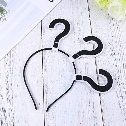 STOBOK Question Mark Headband Party Hat