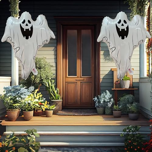 Halloween Ghost Balloons - 3 Pack for Spooky Decor