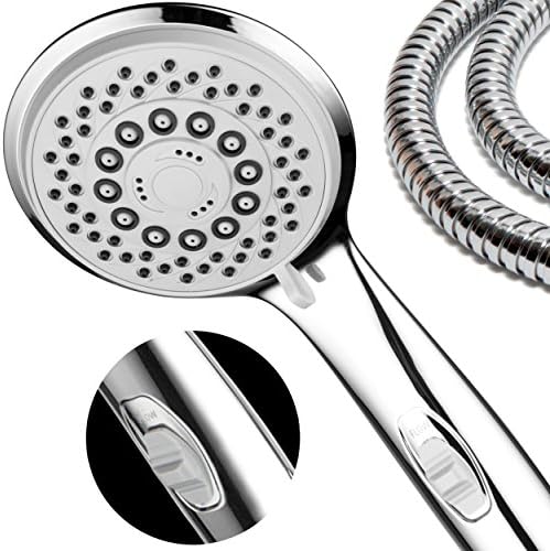 Hotel Spa 7-Setting Handheld Shower Head with Chrome Finish