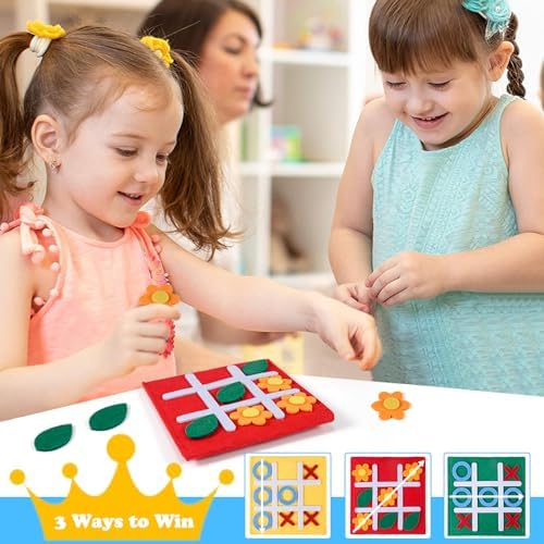 30 Pack Mini Tic Tac Toe Game Boards for Kids and Family