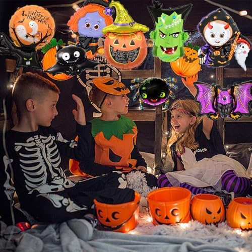 20 Pack Halloween Foil Balloons for Party Decorations