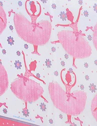Ballerina Themed Plastic Table Cover 54x108